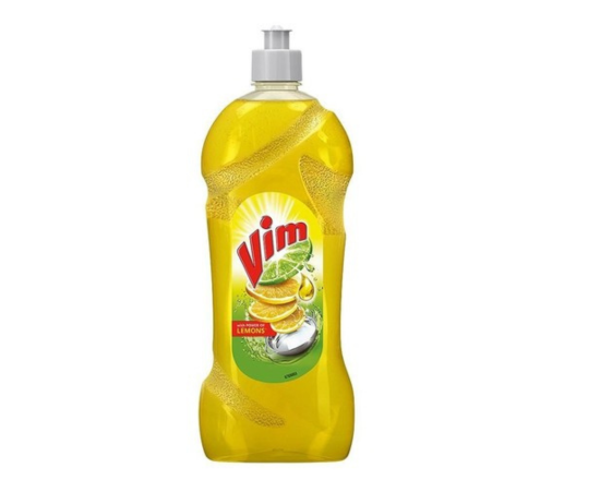 Vim Liquid Dish Cleaner Concentrated Gel Lemon 750ml