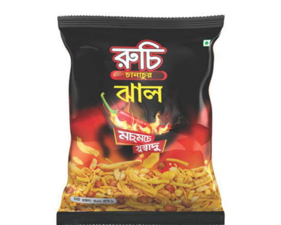 Ruchi Jhal Chanachur রুচি ঝাল চানাচুর 300g