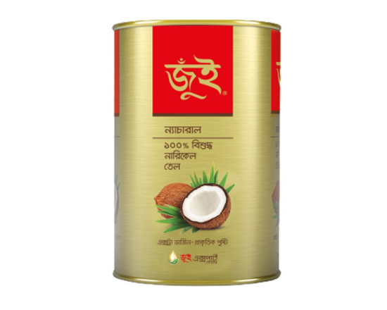 Jui Coconut Oil Can (জুঁই নারিকেল তেল)-200ml