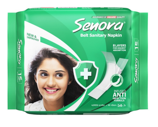 Senora Sanitary Napkin (Belt) 15piece