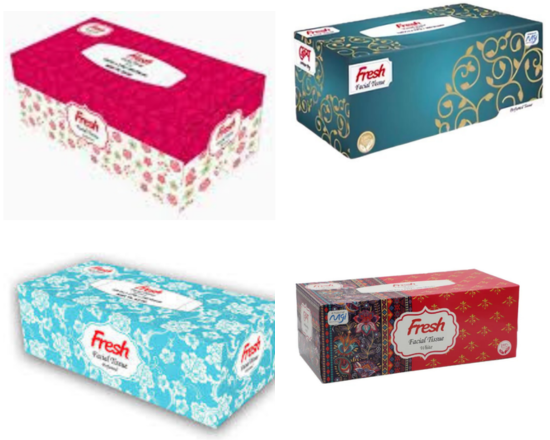 Fresh Facial Tissue Perfumed (100 Pcs x 2 Ply)